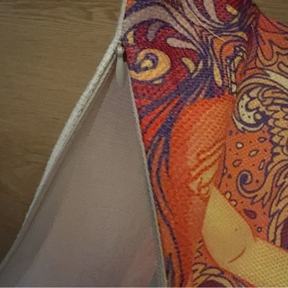 NEW! 2 Buddha pillow covers. Meditation Pillow with Orange and Yellow Design - Picture 3 of 5